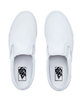 The Vans Womens Classic Slip-On Shoes in White