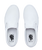 The Vans Womens Classic Slip-On Shoes in White