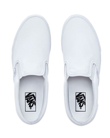 The Vans Womens Classic Slip-On Shoes in White