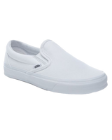 The Vans Womens Classic Slip-On Shoes in White