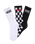 The Vans Boys Boys Classic Crew Socks (3 Pack) in Black & White