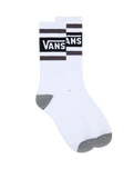 Drop V Crew Socks in Black & Asphalt