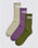 The Vans Mens Classic Crew Socks (3 Pack) in Pesto