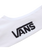 The Vans Mens Classic No Show 3 Pack in White & Black