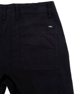 Arroyo Wide Leg Cargo Trousers in Black