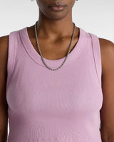 Drew Rib Vest in Smoky Grape