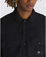 The Vans Mens Smith II Shirt in Black