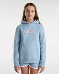 The Vans Girls Girls Always Growing Hoodie in Dusty Blue