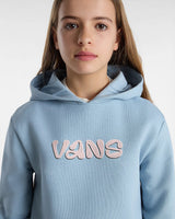 The Vans Girls Girls Always Growing Hoodie in Dusty Blue