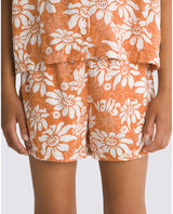 The Vans Girls Girls Amstone Shorts in Autumn Leaf