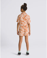 The Vans Girls Girls Amstone Shorts in Autumn Leaf