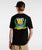 Boys Shaka Skeleton T-Shirt in Black