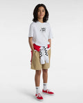 The Vans Boys Boys Skeleton T-Shirt in White