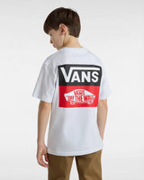 The Vans Boys Boys OG Logo T-Shirt in White