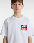 The Vans Boys Boys OG Logo T-Shirt in White