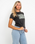 The Vans Womens Rugged Box T-Shirt in Black