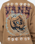 The Vans Womens Skull Hoodie in Otter