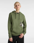 The Vans Womens Dazed Strange Hoodie in Olive