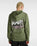 The Vans Womens Dazed Strange Hoodie in Olive