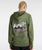 The Vans Womens Dazed Strange Hoodie in Olive