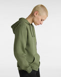 The Vans Womens Dazed Strange Hoodie in Olive