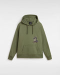 The Vans Womens Dazed Strange Hoodie in Olive