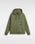 The Vans Womens Dazed Strange Hoodie in Olive