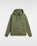 The Vans Womens Dazed Strange Hoodie in Olive