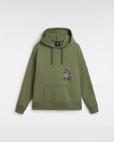 The Vans Womens Dazed Strange Hoodie in Olive