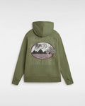 The Vans Womens Dazed Strange Hoodie in Olive