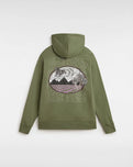 The Vans Womens Dazed Strange Hoodie in Olive