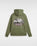 The Vans Womens Dazed Strange Hoodie in Olive