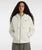 The Vans Womens Checker Flower Cocoon Zip Hoodie in Marshmallow