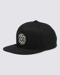 Circle Snapback Cap in Black