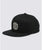 Circle Snapback Cap in Black