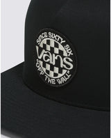 Circle Snapback Cap in Black