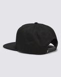 Off The Wall Patch Snapback Cap in Black