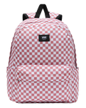 The Vans Old Skool Check Backpack in Withered Rose