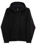 The Vans Mens Essential Relaxed Zip Hoodie in Black