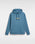 The Vans Womens Retro V Hoodie in Bluestone