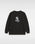 The Vans Womens Pandamonium Sweatshirt in Black