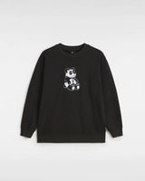 The Vans Womens Pandamonium Sweatshirt in Black