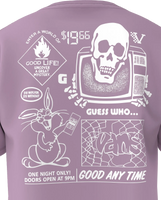 The Vans Mens Crazy Eddy T-Shirt in Lavender