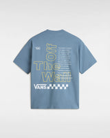 The Vans Mens Posted T-Shirt in Bluestone