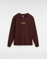 The Vans Womens Vitality Fields T-Shirt in Bitter Chocolate