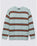 The Vans Womens Suzie Stripe Jumper in Grey Mist