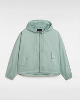 The Vans Womens MTE Theo Windbreaker Jacket in Iceberg Green