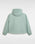 The Vans Womens MTE Theo Windbreaker Jacket in Iceberg Green