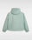 The Vans Womens MTE Theo Windbreaker Jacket in Iceberg Green