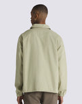 The Vans Mens Torrey Canvas Coach Jacket in Elm